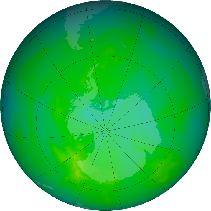 Ozone Map 1991-11-28